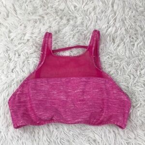 Lululemon Water: Salty Swim Racer Top Mini Oki Heathered Print White Pow Pink